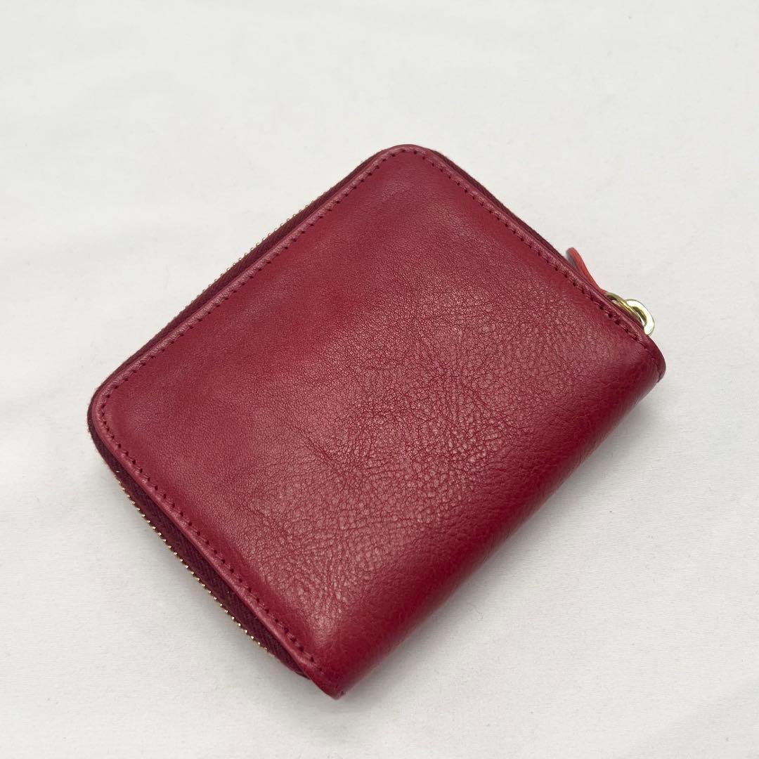 【新品未使用】イルビゾンテ 二つ折り財布 ☆ROSSO ロッソ（レッド）☆