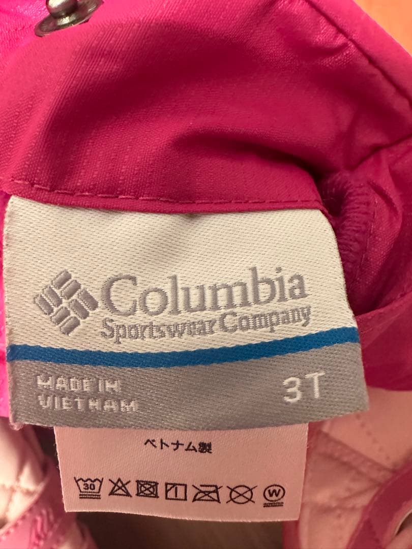 Columbia スキーウェアセット 3T ピンクオレンジ