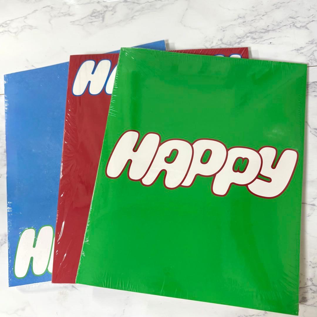 【BTS/JIN】HAPPY 3形態セットとラキドロカード×4組(新品未開封)