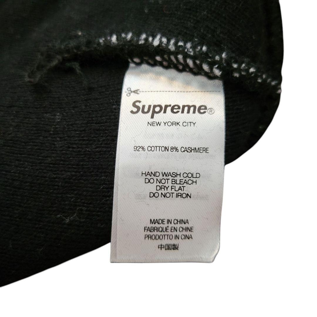 Supreme Big Logo Beanie Black Stripe 新品