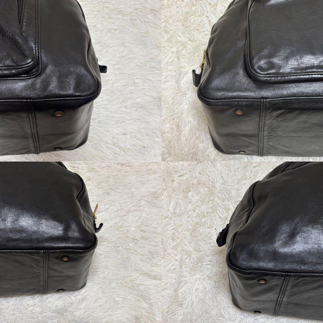 ✨️希少 PORTER ホースマン ボストンバッグ 馬革 大容量 肩掛け 黒