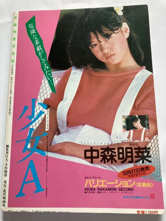 中森明菜　写真集