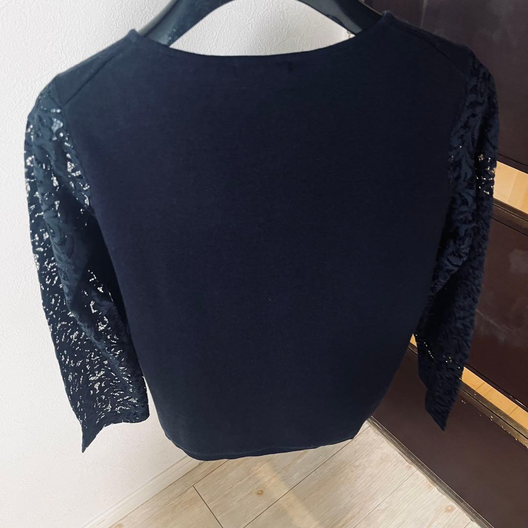 新品☆ theory luxe レース切り替えカーディガン/23区、ロペ