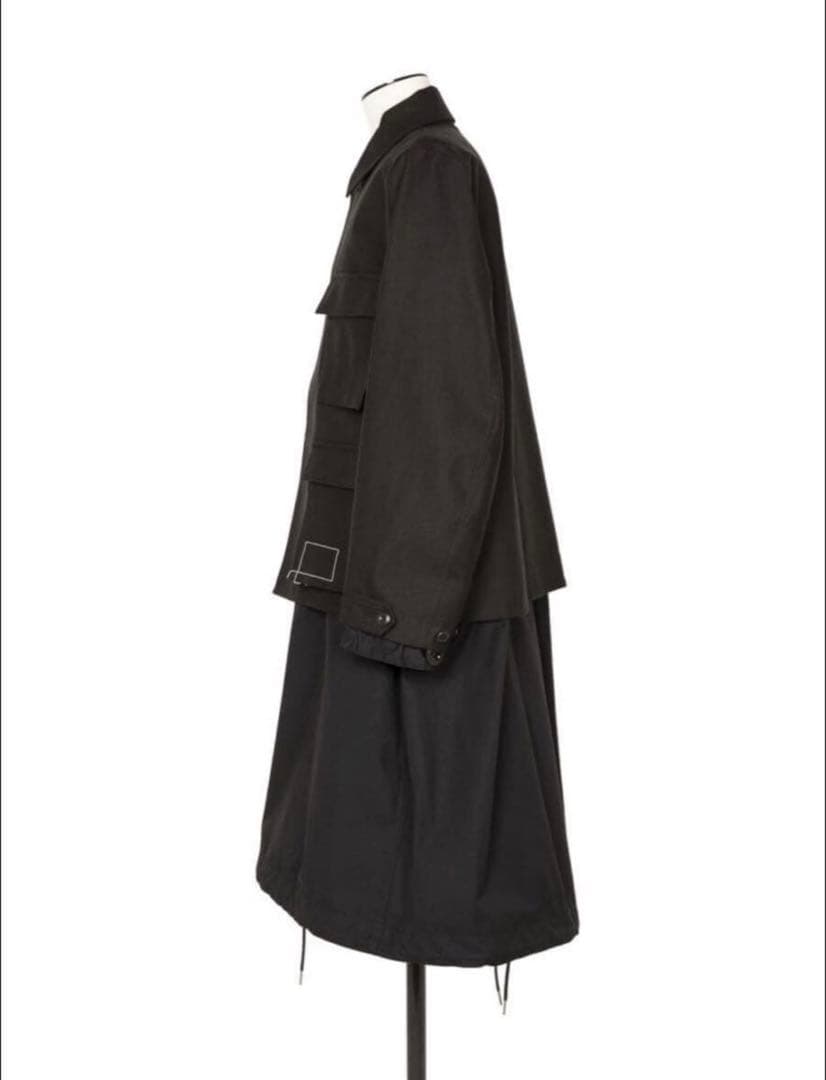 ジャケット・アウター sacai x WTAPS Cotton Back Satin Coat