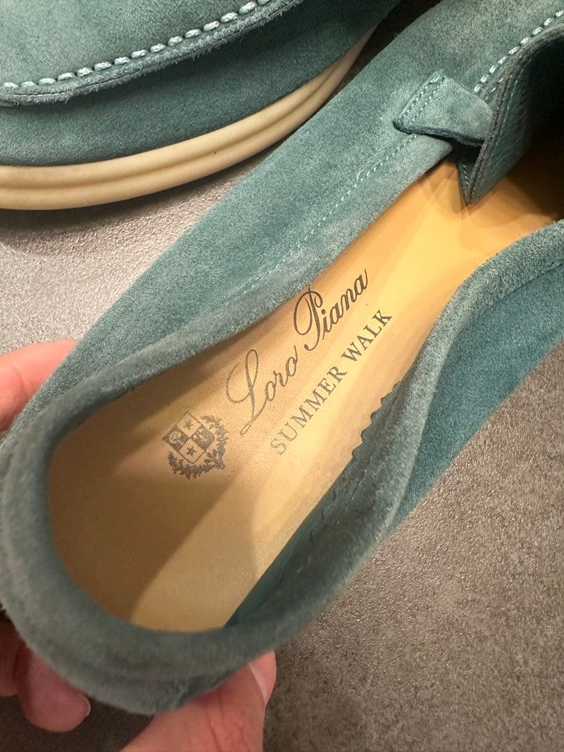 靴 loro piana summer walk 39