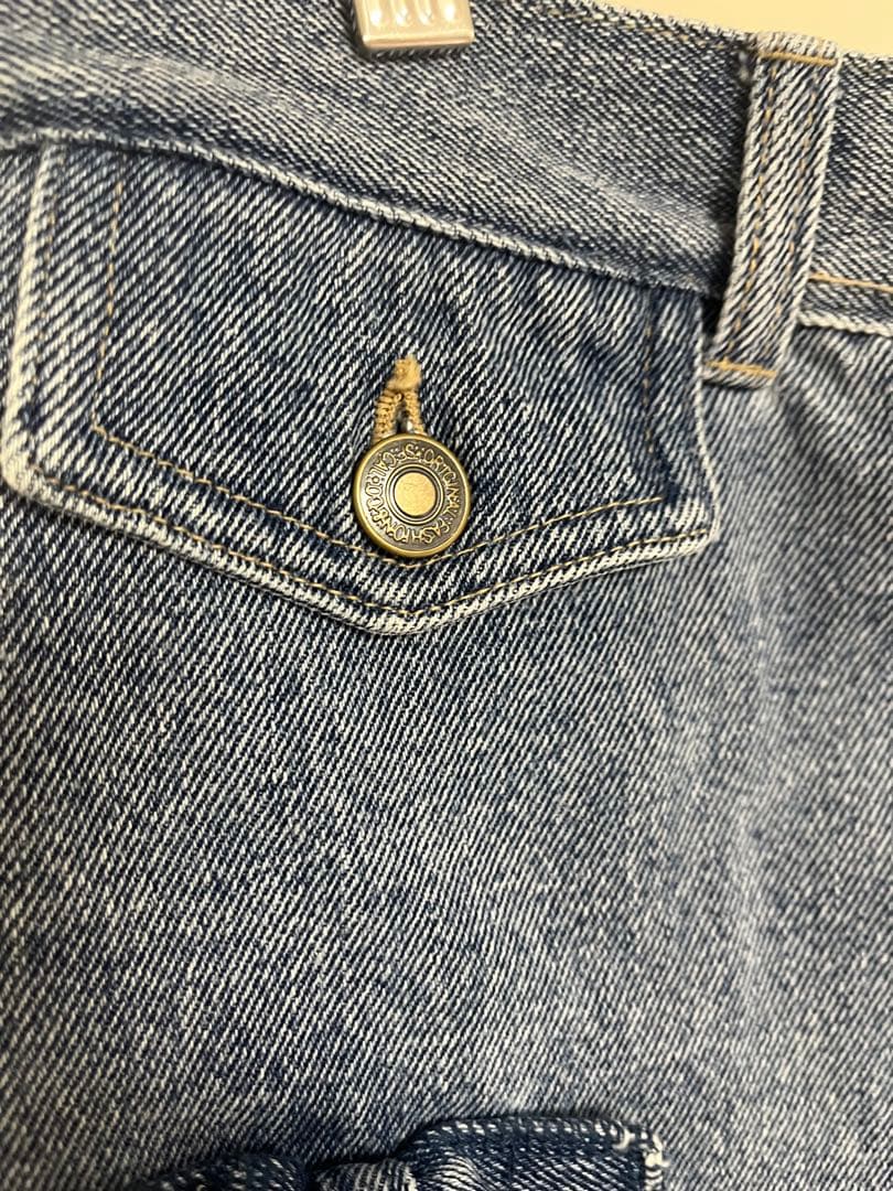poppy あさぎーにょ リボンデニムパンツ