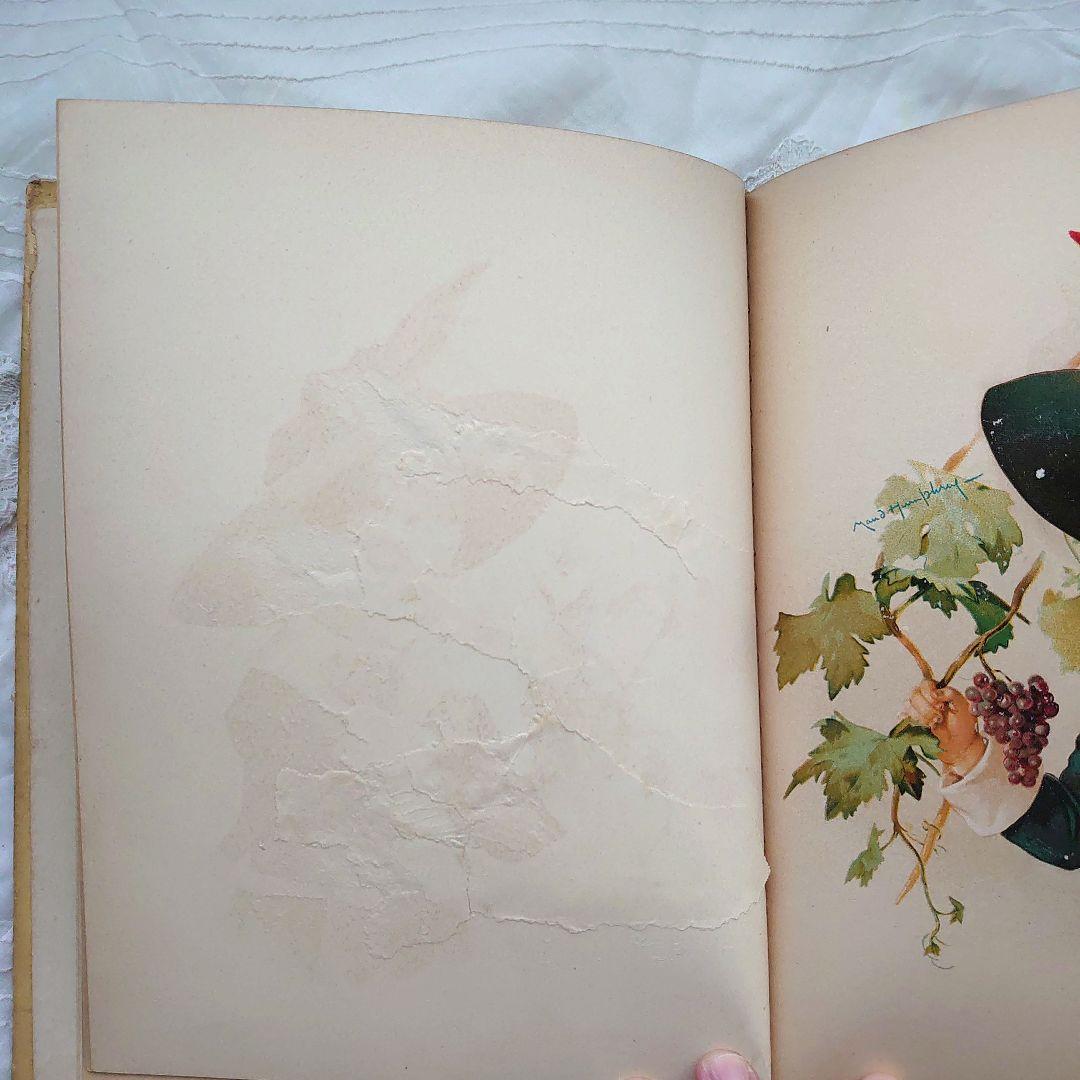 稀少　1889年アンティーク挿絵の絵本