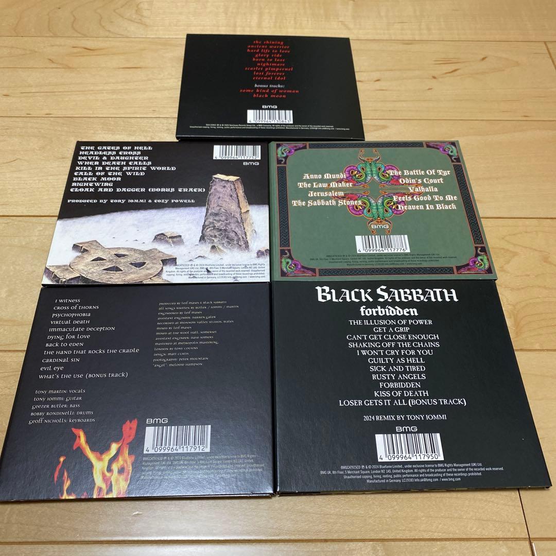 BLACK SABBATH/リマスター盤５枚HEADLESS CROSS/TYR