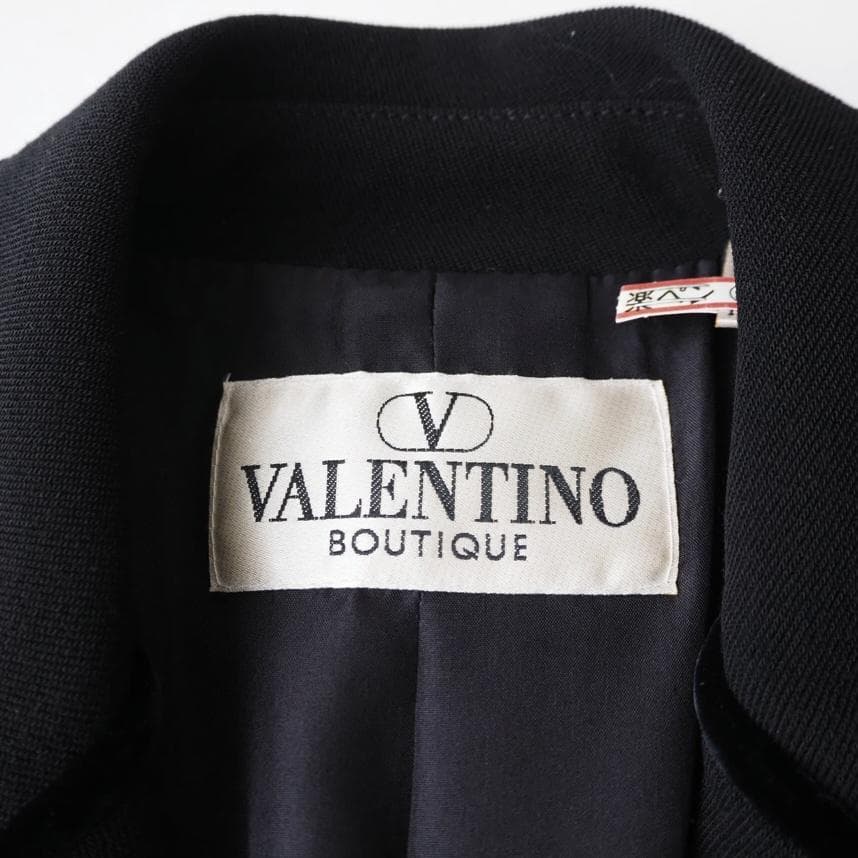 VALENTINO ヴァレンティノ ブティック テーラードジャケット 黒 6