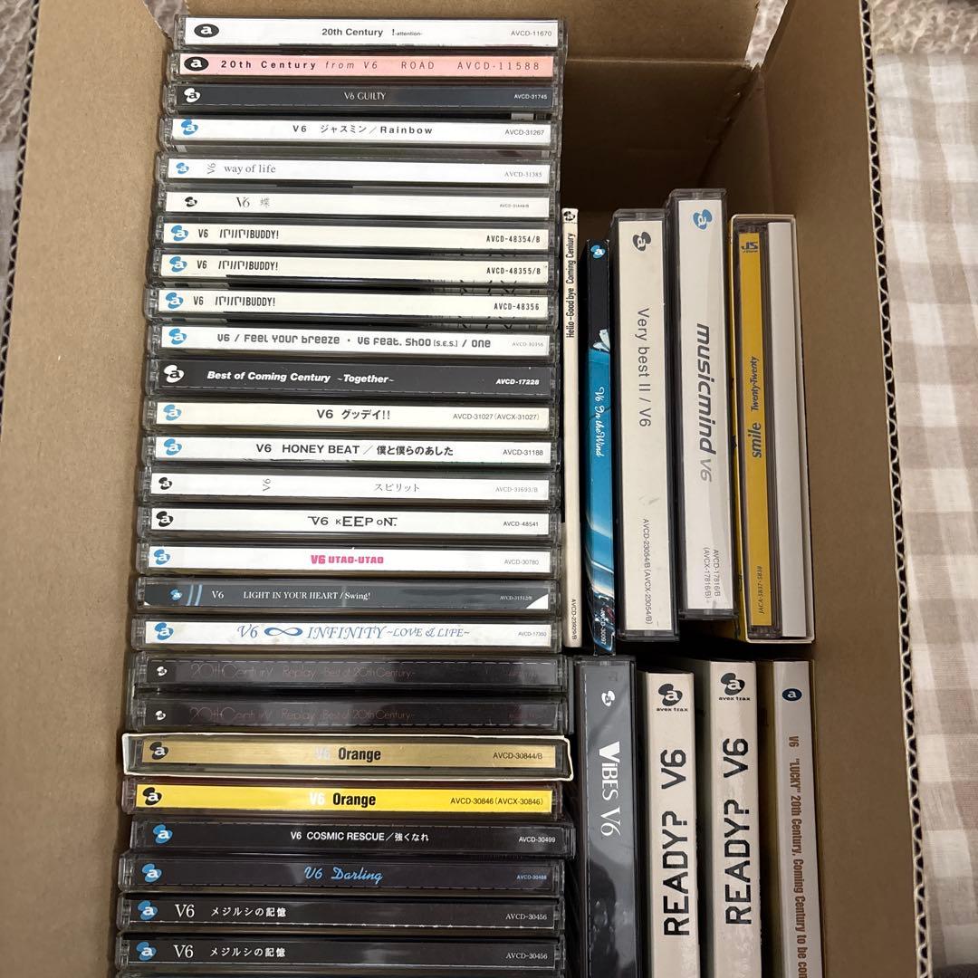 V6 CDシングル・アルバムまとめ売り