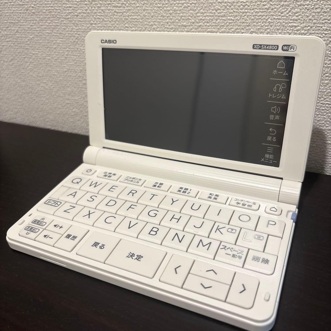 【zaki】電子辞書 EXword XD-SX4800WE