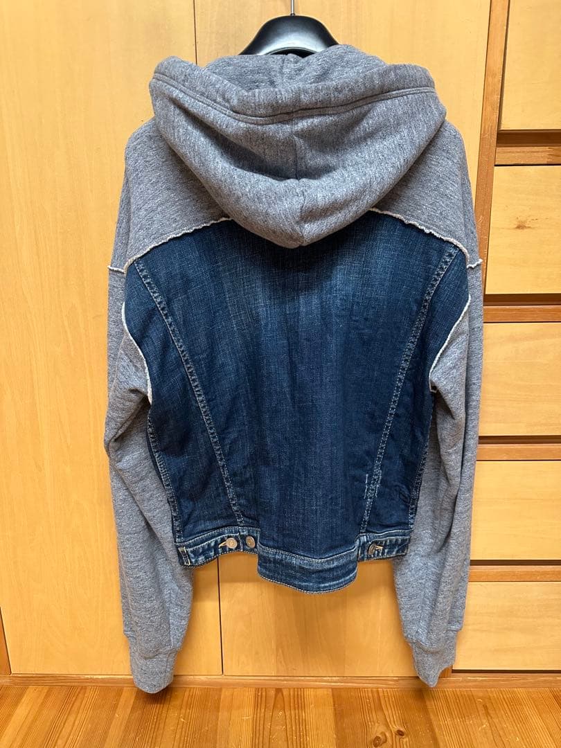 DSQUARED2 メンズ　デニム＆スウェットフーディー