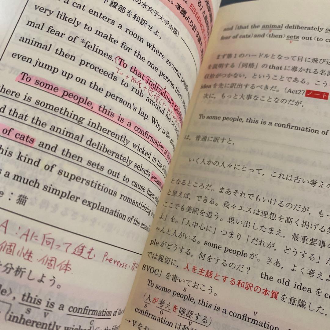 代ゼミTVネットテキスト　中畑のインテグラル英文読解S VOL.1.2中畑佐知子