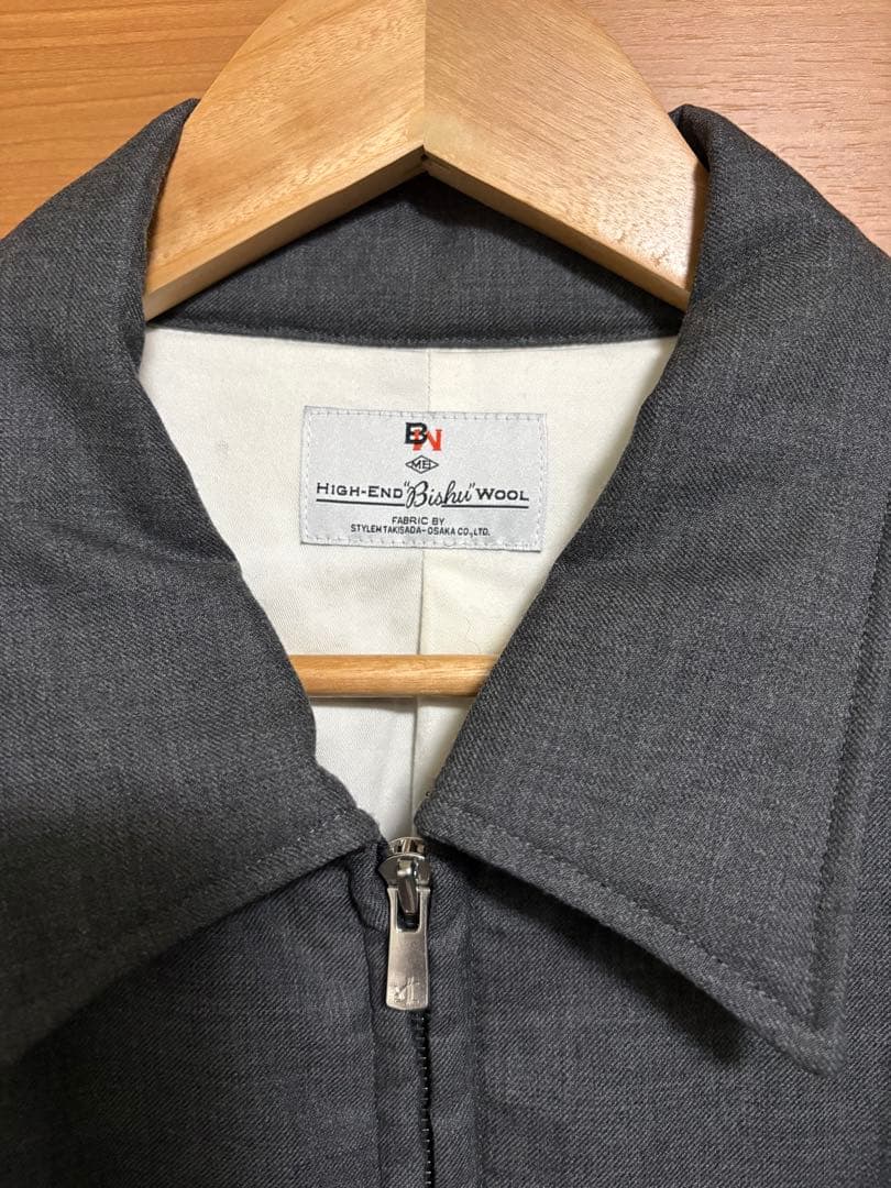ニ*ル様 【美品】MBハイエンド尾州ウールクラシックパデッドドリズラージャケット