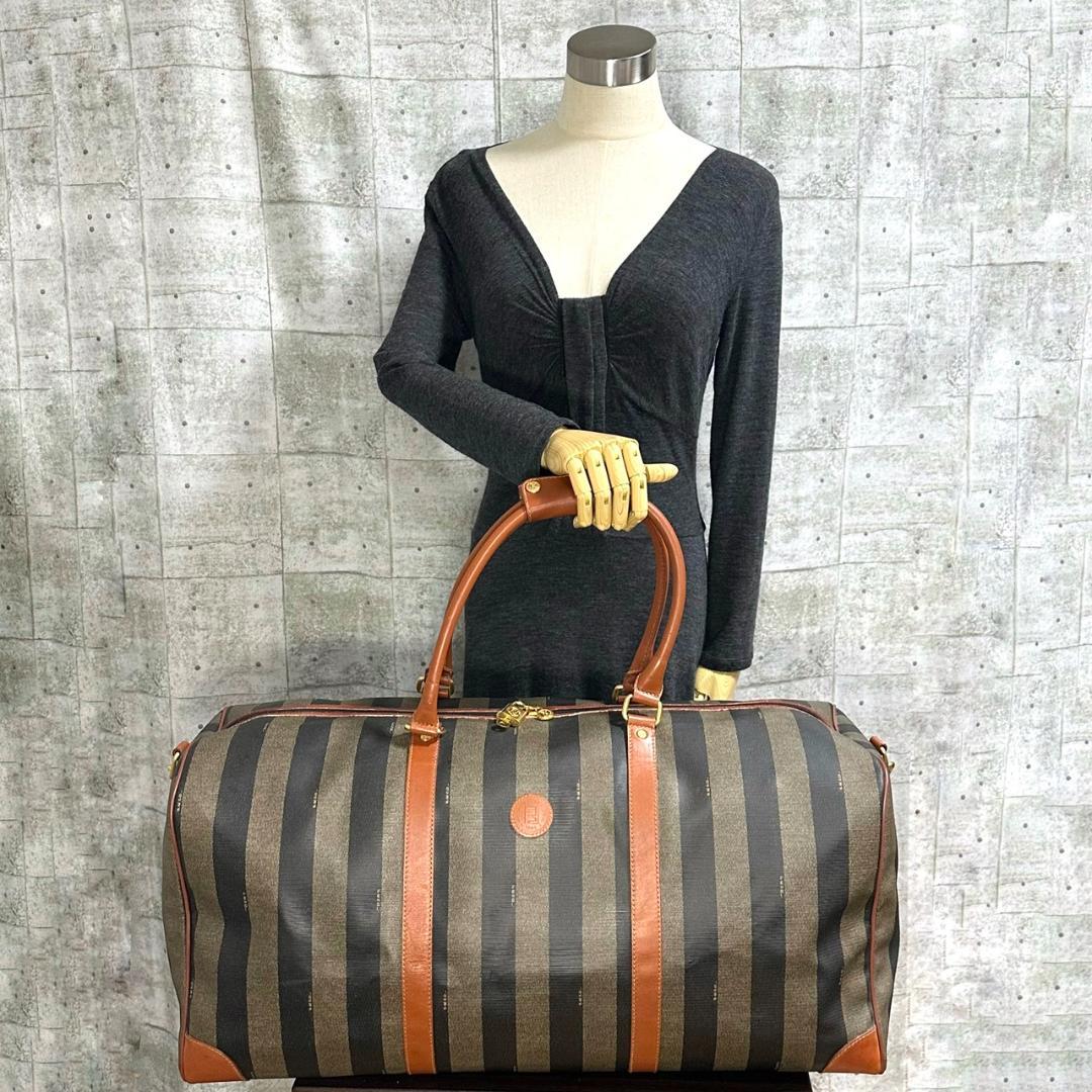 FENDI フェンディ ペカン 2way ボストンバッグ 旅行バッグ 大容量