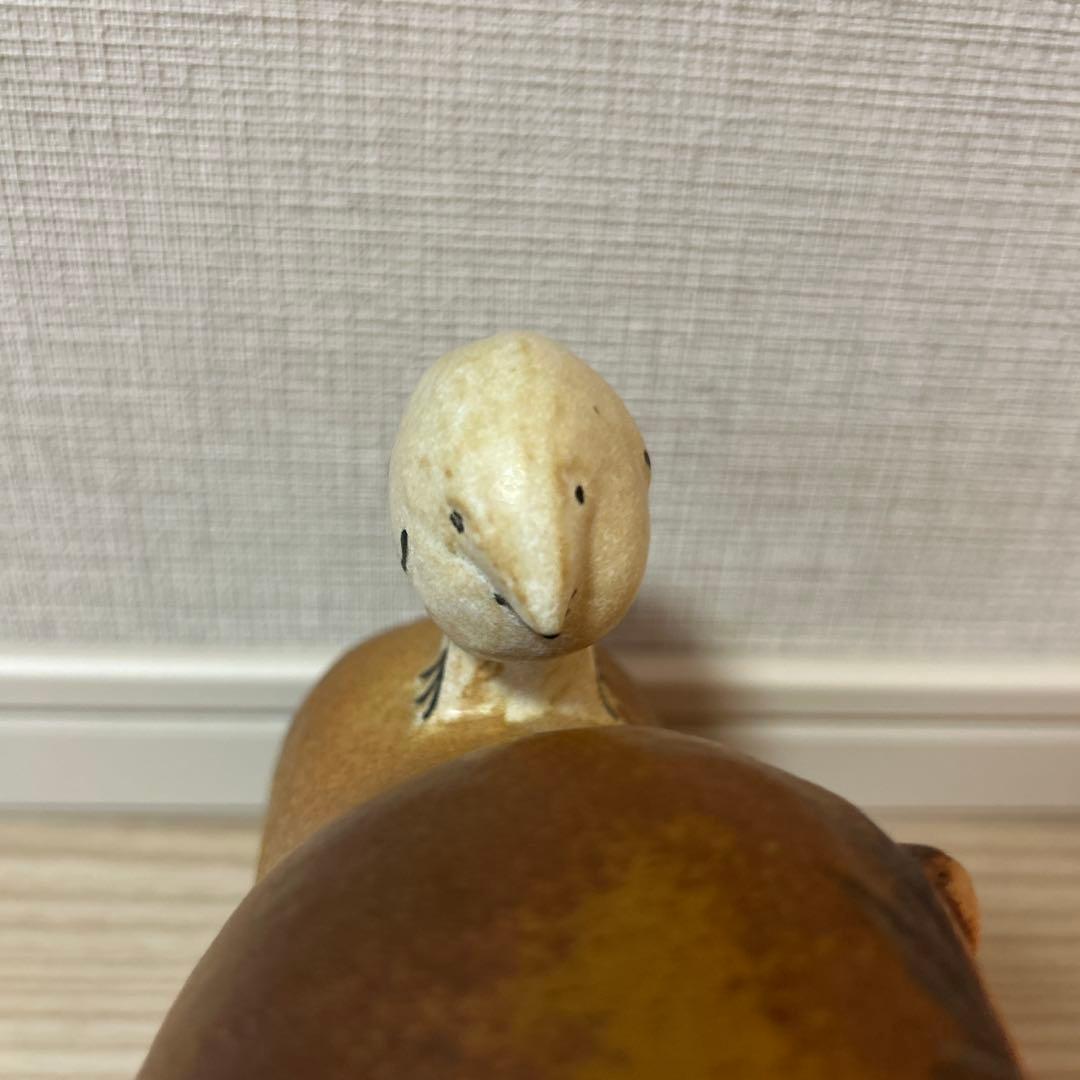 リサラーソン　 陶器 ライオンと鳥