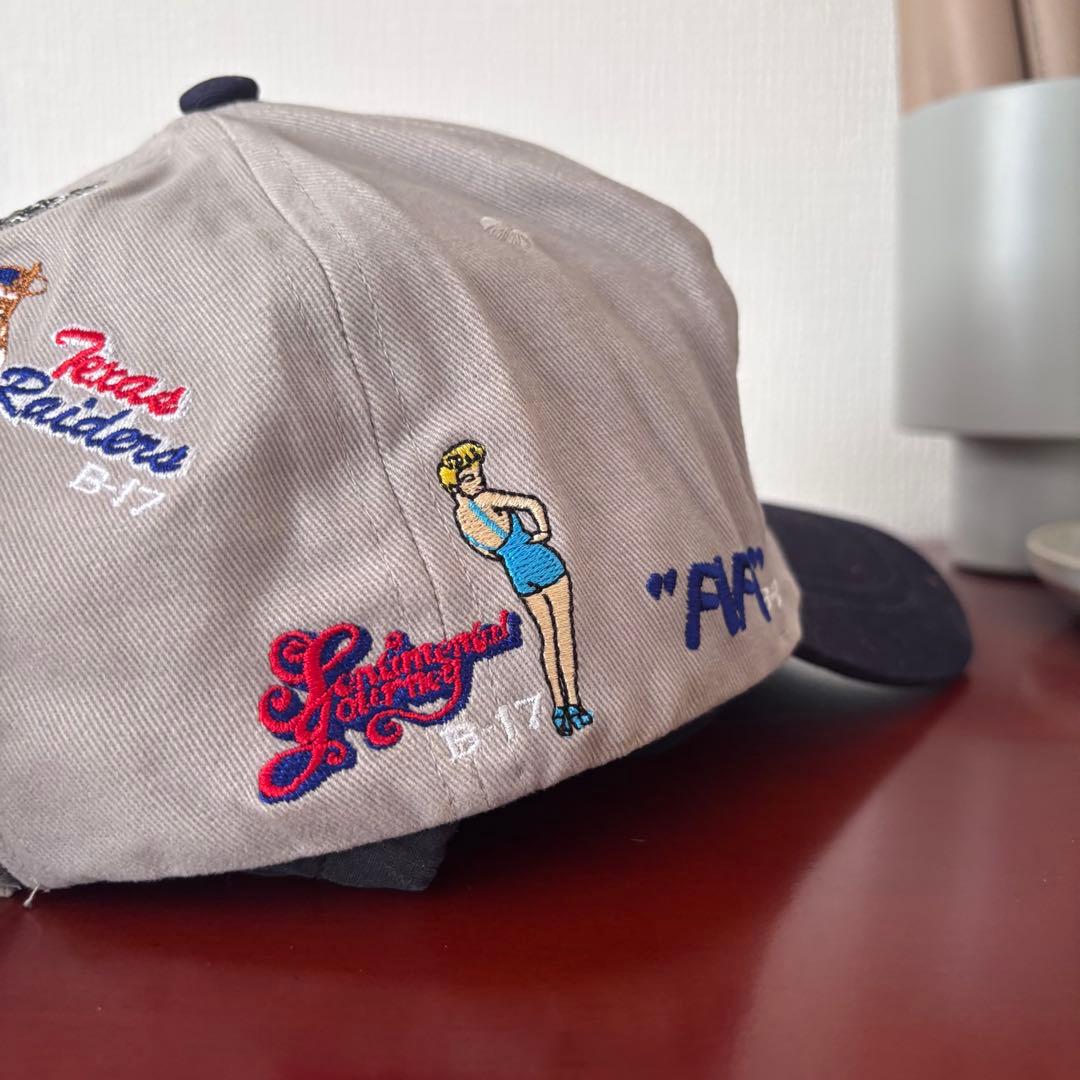 90s トラッカーキャップ ピンナップガール USAF ミリタリー BT14