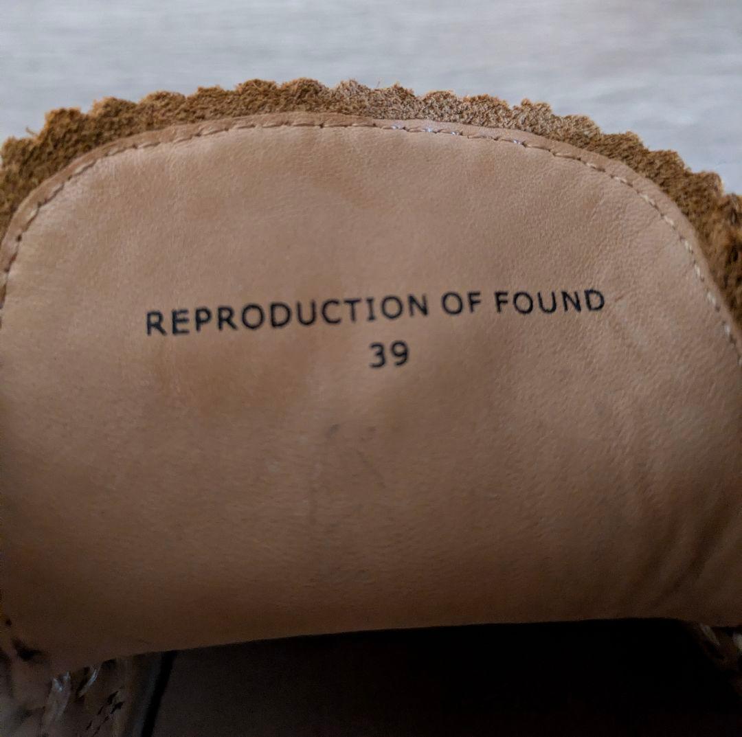 REPRODUCTION OF FOUND スウェードモカシンシューズ EU39