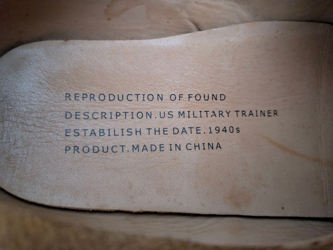 REPRODUCTION OF FOUND スウェードモカシンシューズ EU39