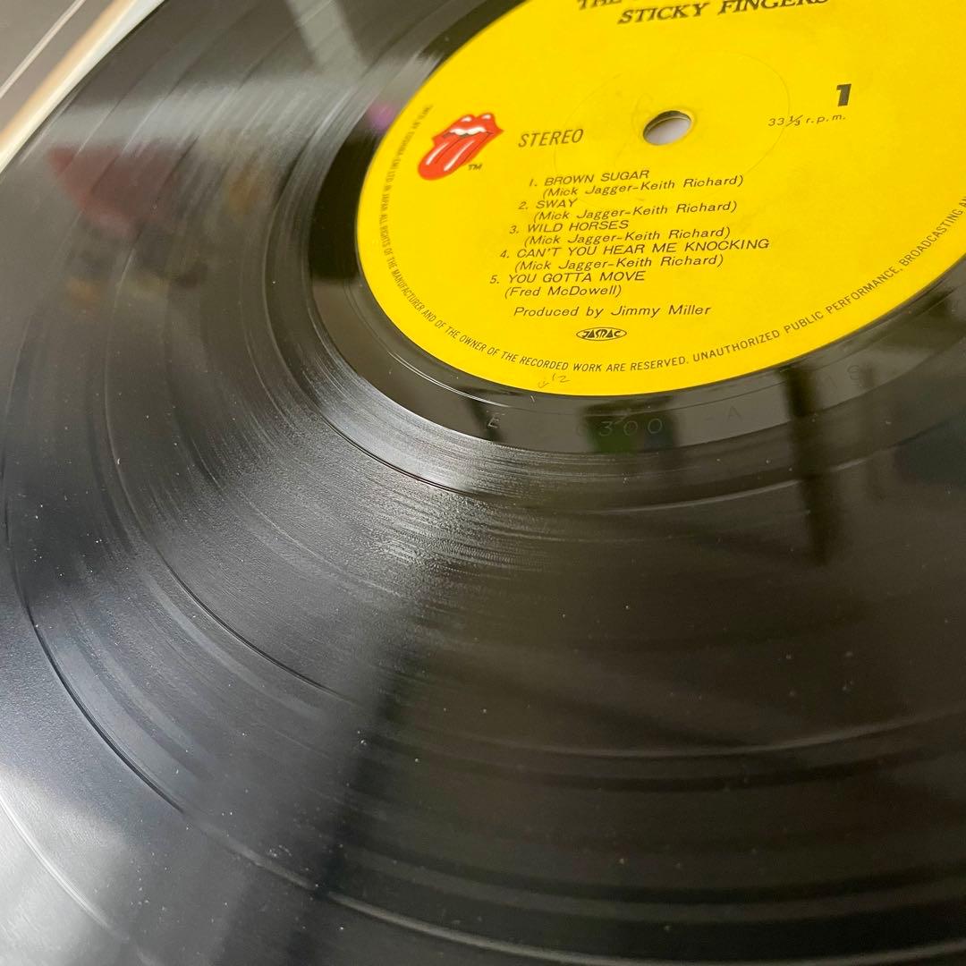 ザ・ローリング・ストーンズ スティッキーフィンガーズ LP レコード