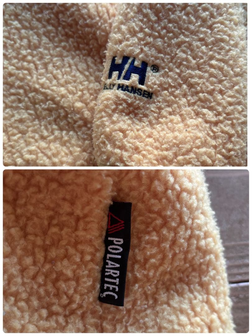 【90’s】Helly Hansen ヘリーハンセン フリース スナップボタン