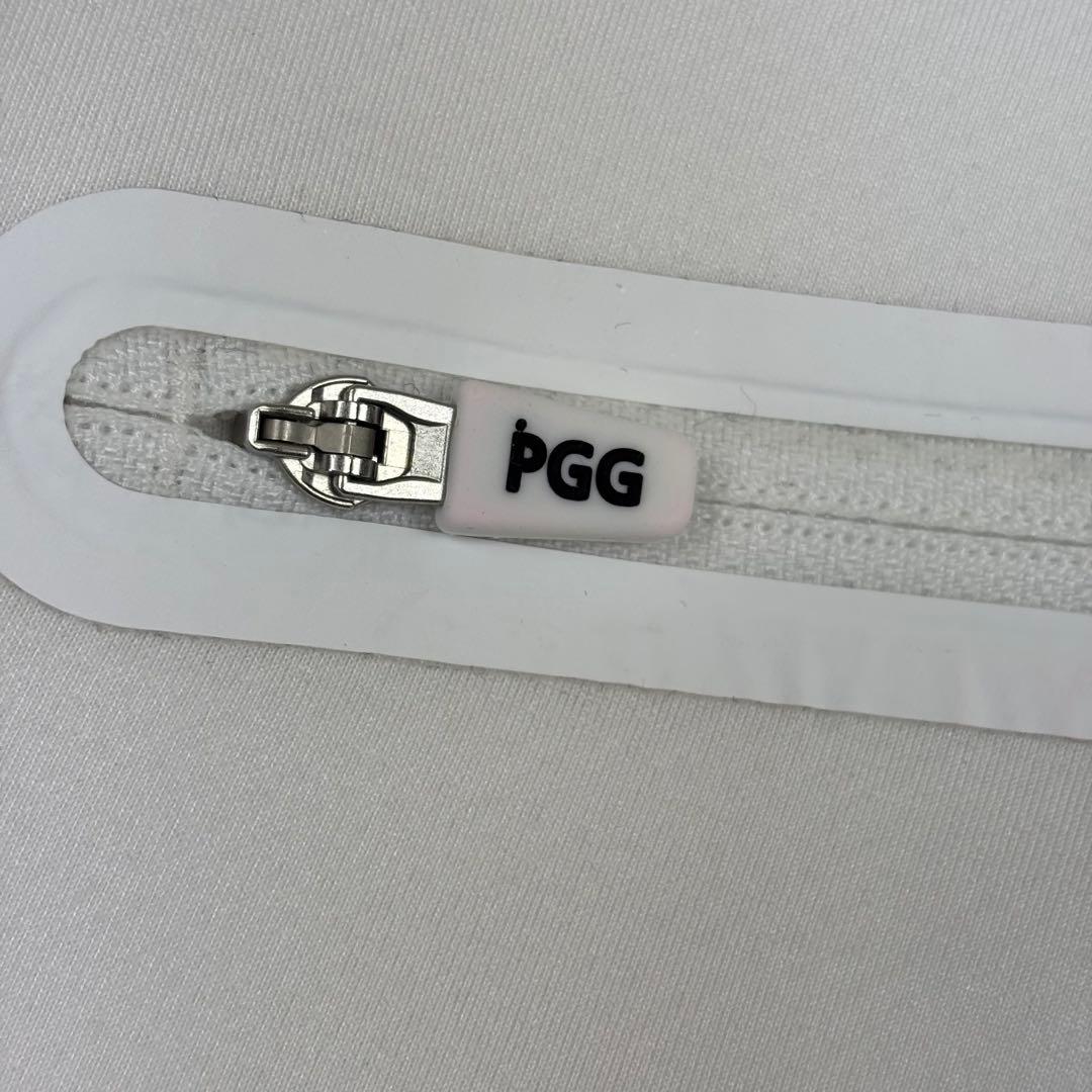 美品　PGG ダンボールニットシャガー　ゴルフパンツ サイズ4 ホワイト　春夏
