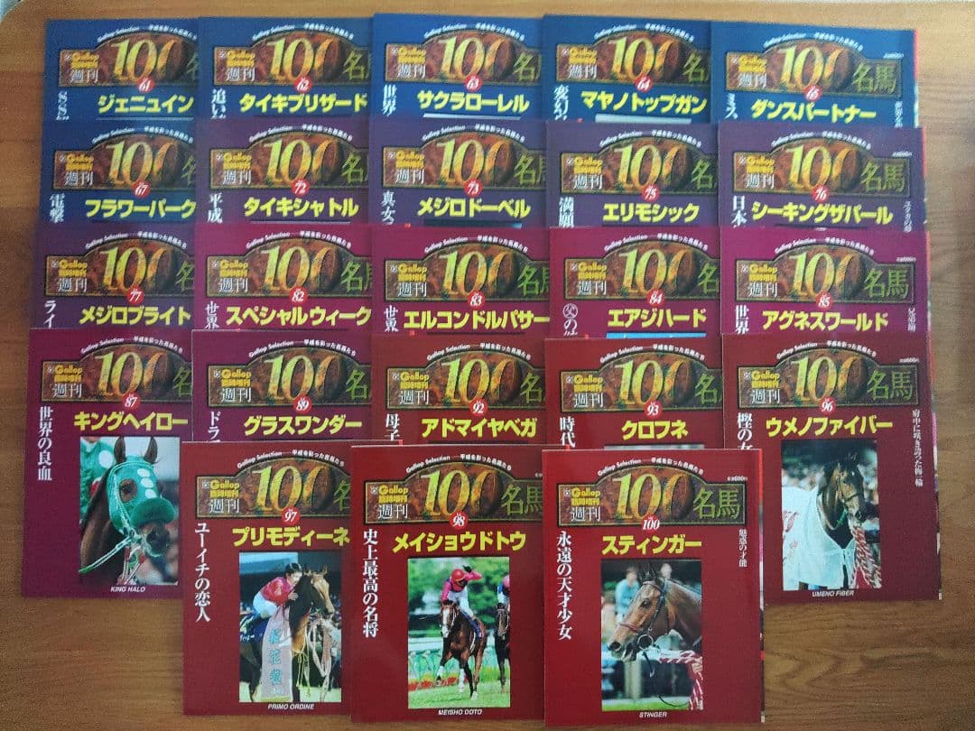 創刊 100名馬 Gallop 特別版