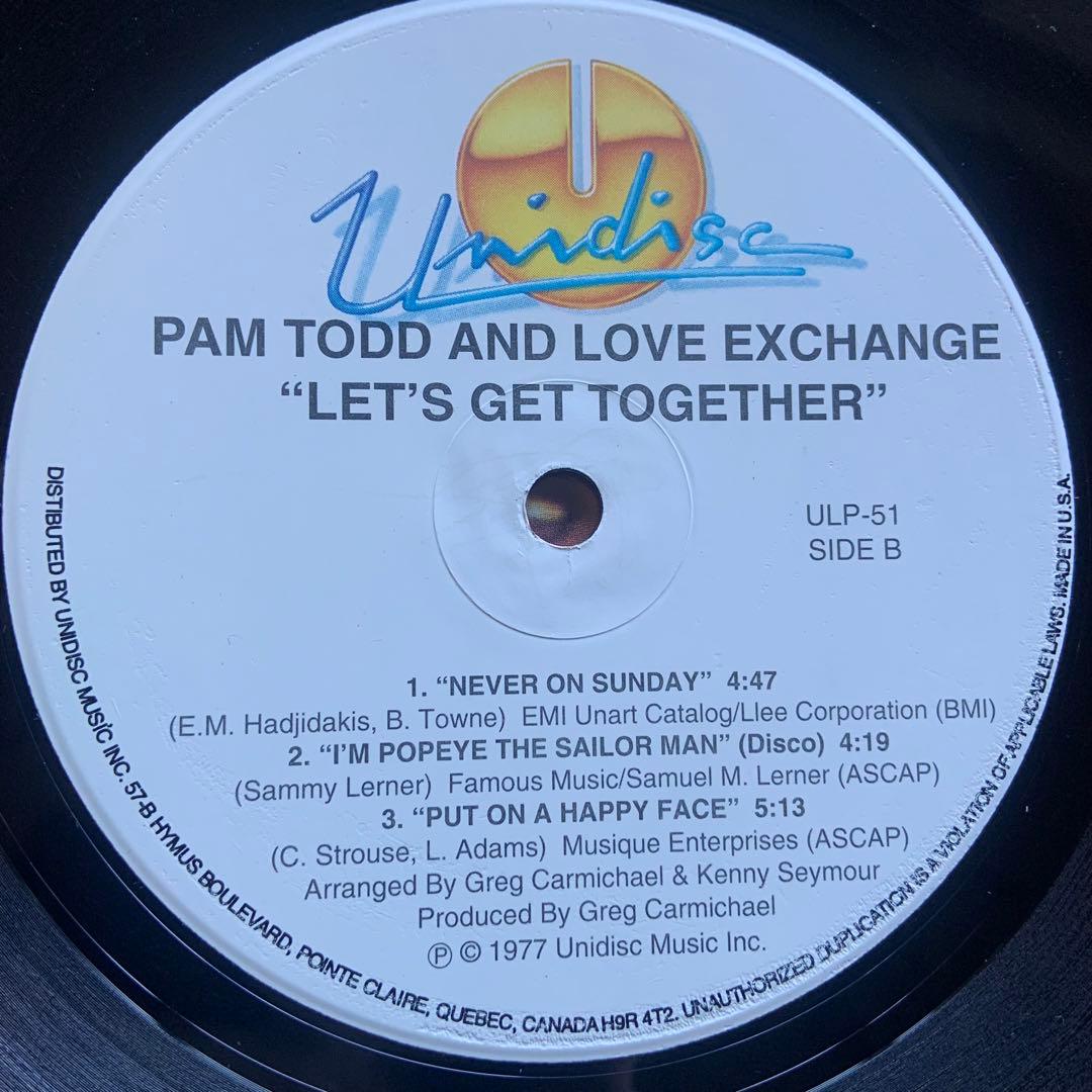 洋楽 Pam Todd & Love Exchange /Let's Get Toge