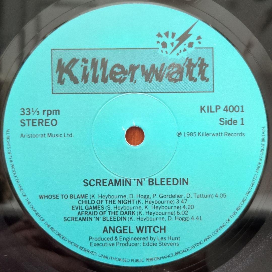 【本国UK盤】Angel Witch / Screamin' N' Bleedi