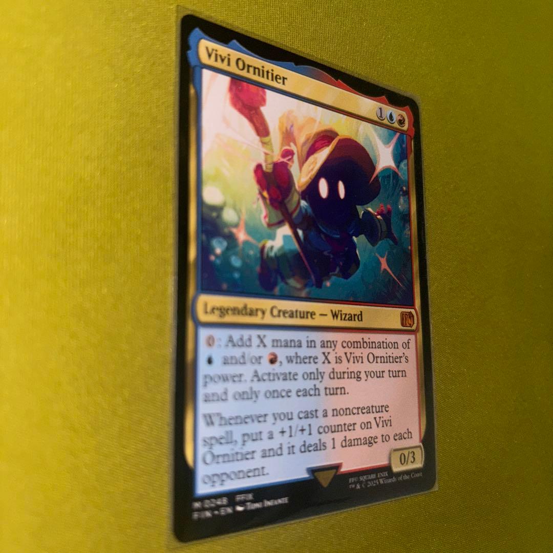 【値下げ】MTG 英語版 迷える黒魔道士、ビビ Vivi Ornitier FF
