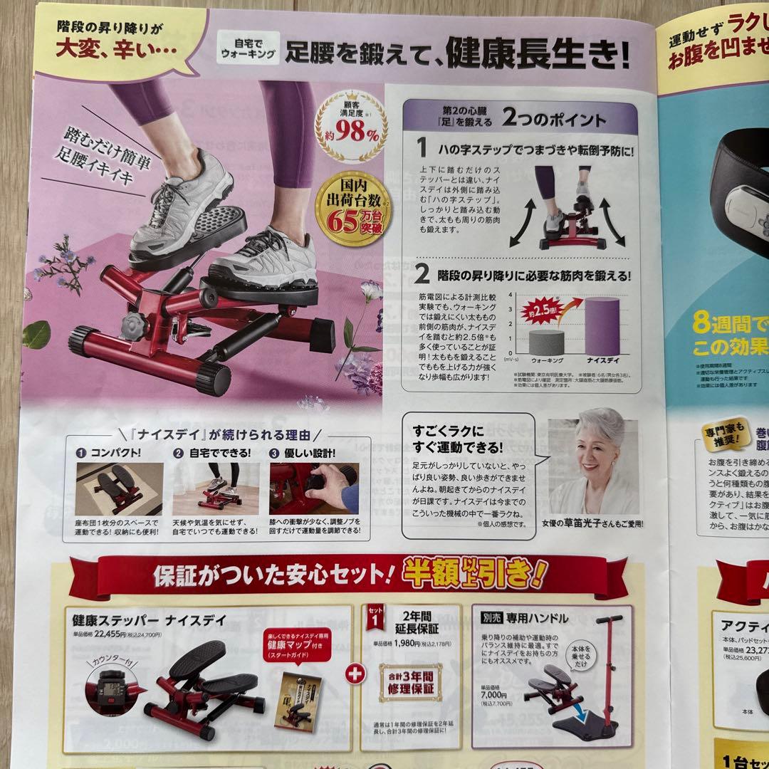新品　健康ステッパー　ナイスデイ　専用ハンドル　マット付き　正規の半額