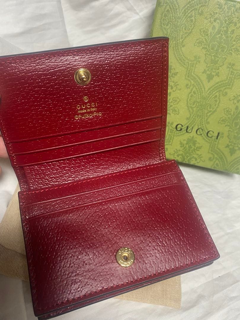 グッチ　GUCCI GG柄 ドラえもん　コラボ ダブルG 2つ折り財布 超美品