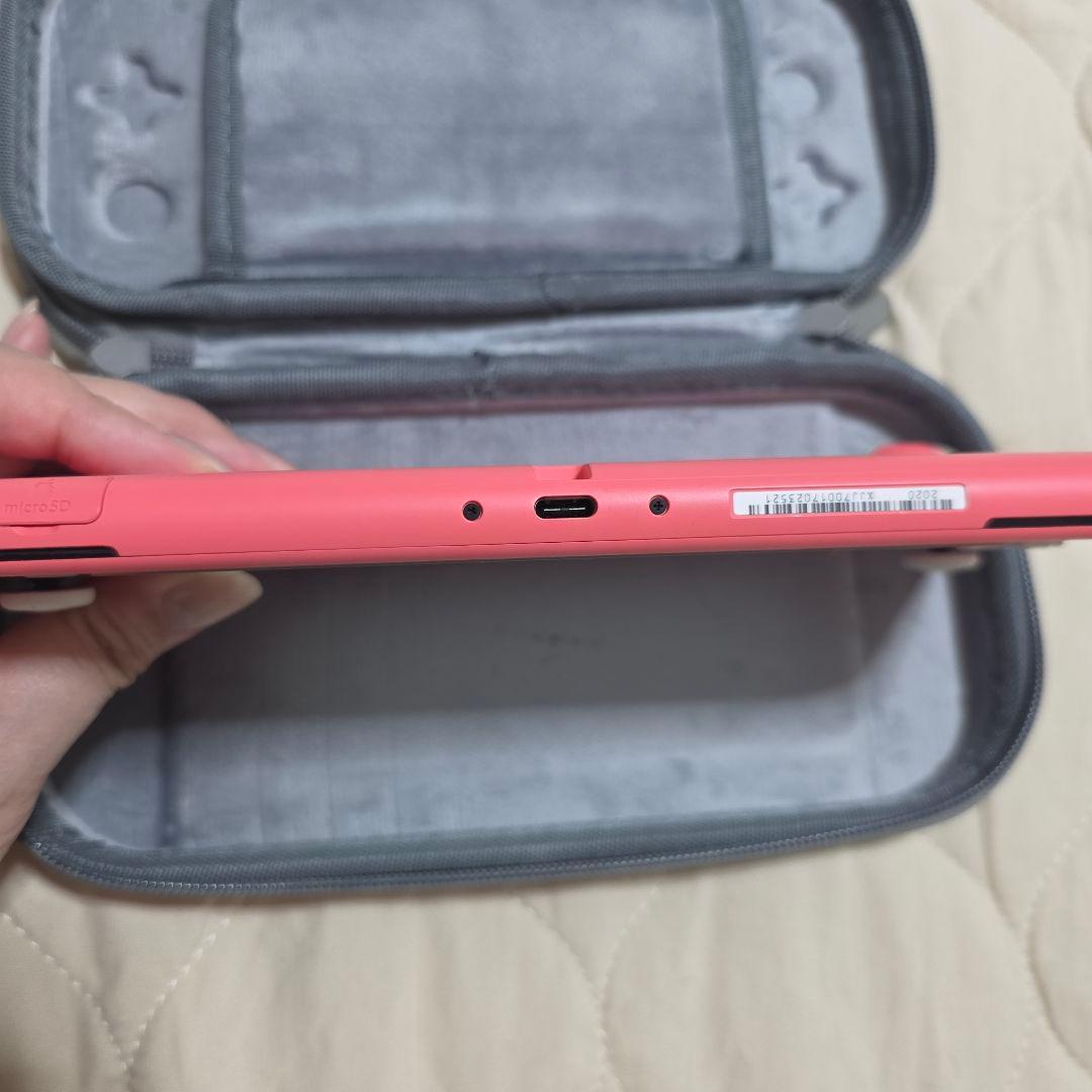 Nintendo Switch Lite ピンク 本体 ケース付き　美品　箱なし
