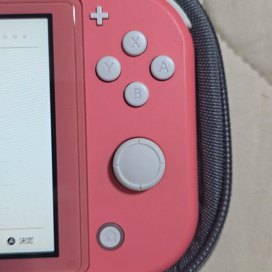 Nintendo Switch Lite ピンク 本体 ケース付き　美品　箱なし