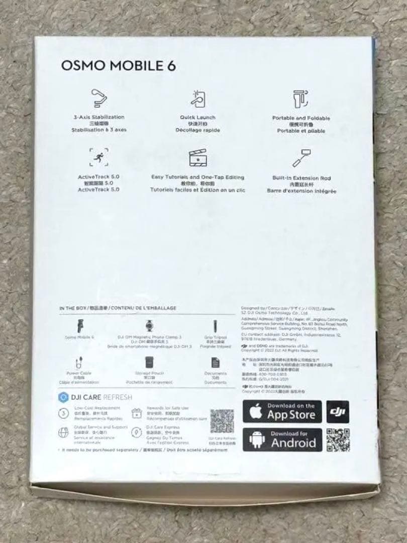 【美品】ジンバルDJI Osmo Mobile 6スマートフォン用スタビライザー