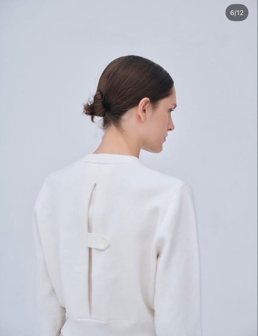 トップス laubeblanc Compact Knit Cashmere Blouson