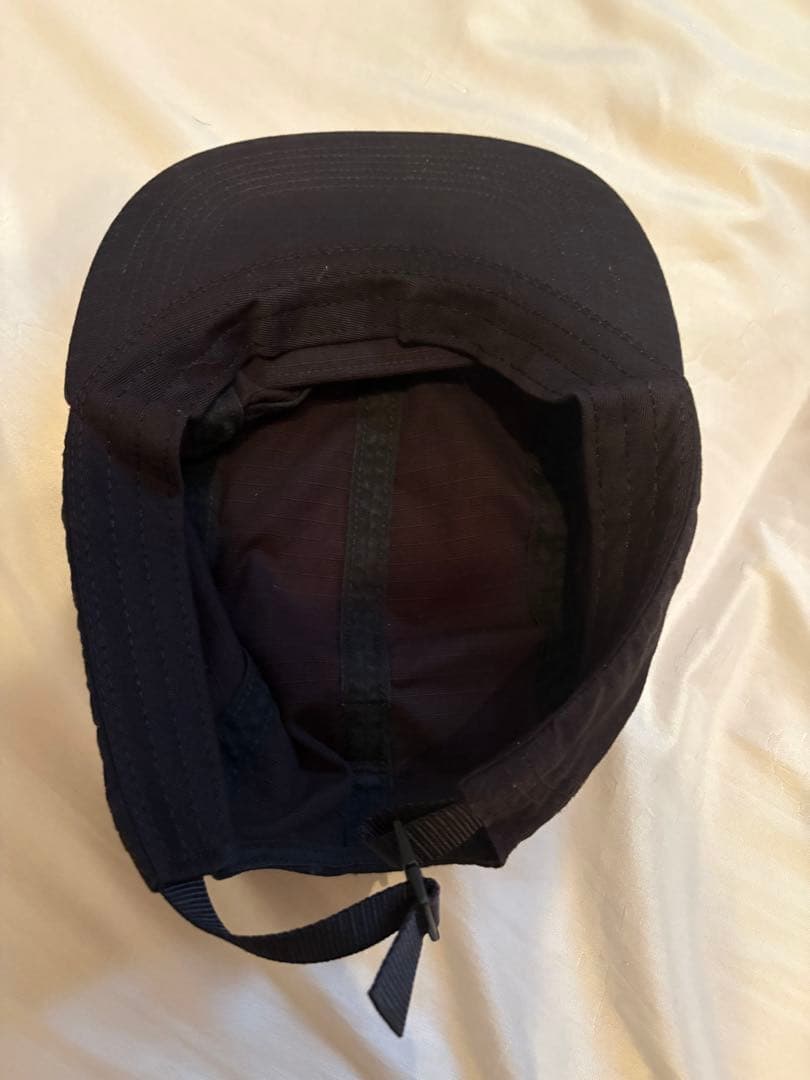 Supreme Camp Cap ブラック ボックスロゴ USA製