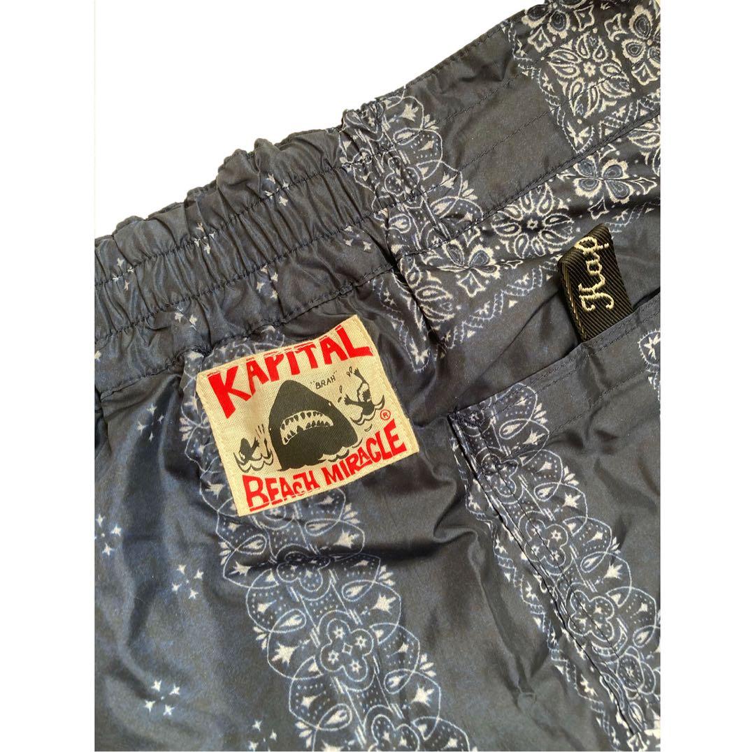 キャピタル KAPITAL サルエルパンツ バンダナ柄 スイムパンツ サイズ1