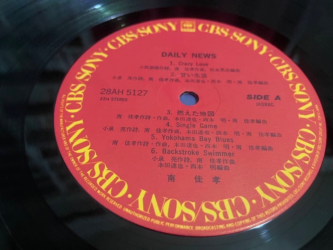 南佳孝 DAILY NEWS LP