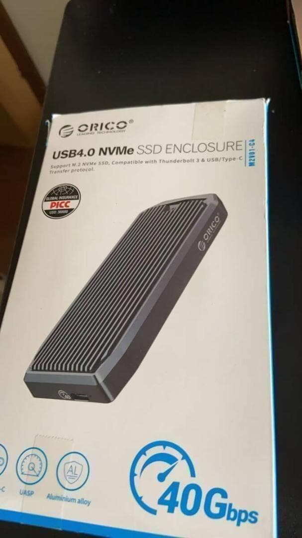 ORICO M.2 SSD 外付けケース【USB4 40Gbps超高速】NVMe