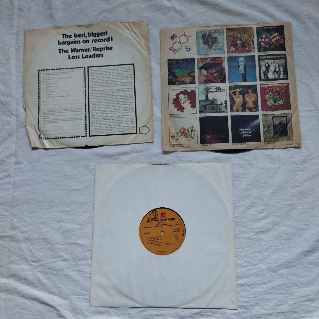 レコード　US盤　LP　三枚組　ニールヤング　DECADE　送料込　ディケイド