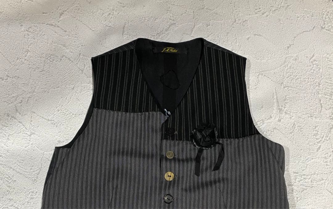 【世界一点・新品未使用】ARCHIVIO J.M.Ribot パッチワークベスト