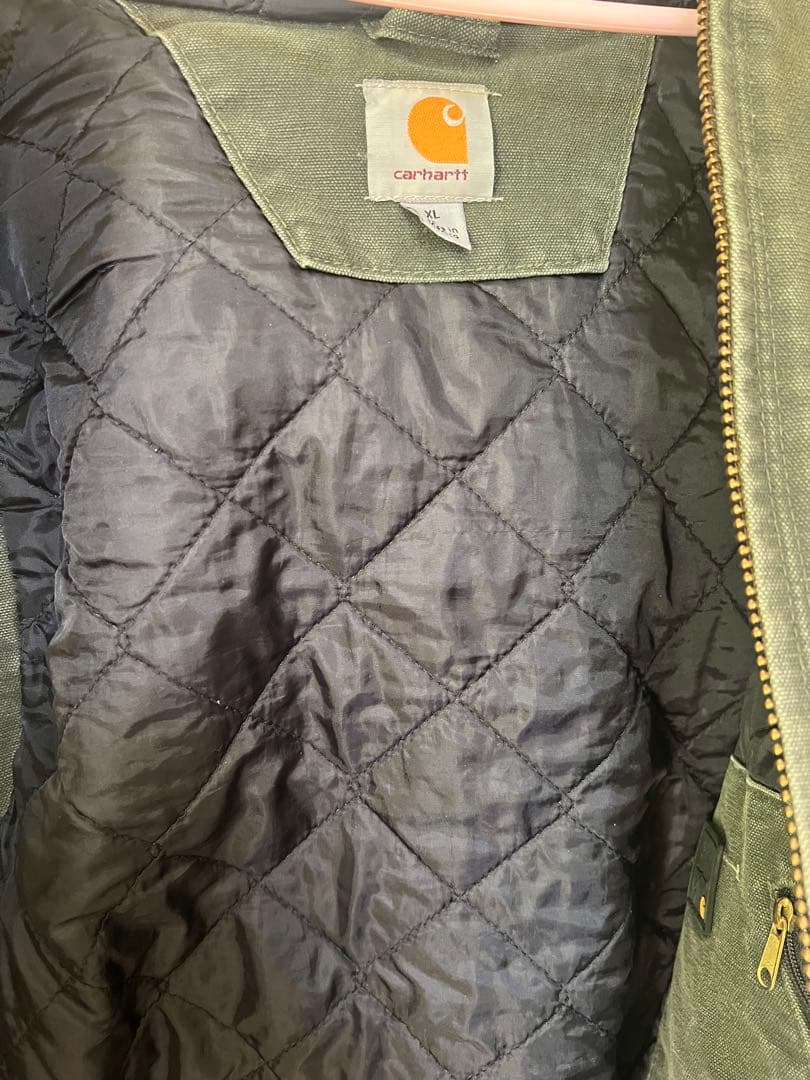 00s Carhartt サンドストーン アクティブベスト モスグリーン メキ製