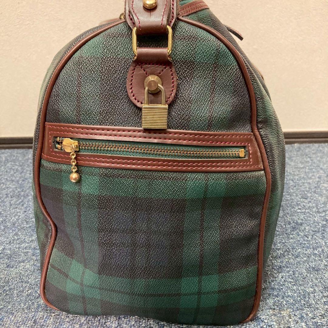 美品　SANTA BARBARA ボストンバッグ チェック柄