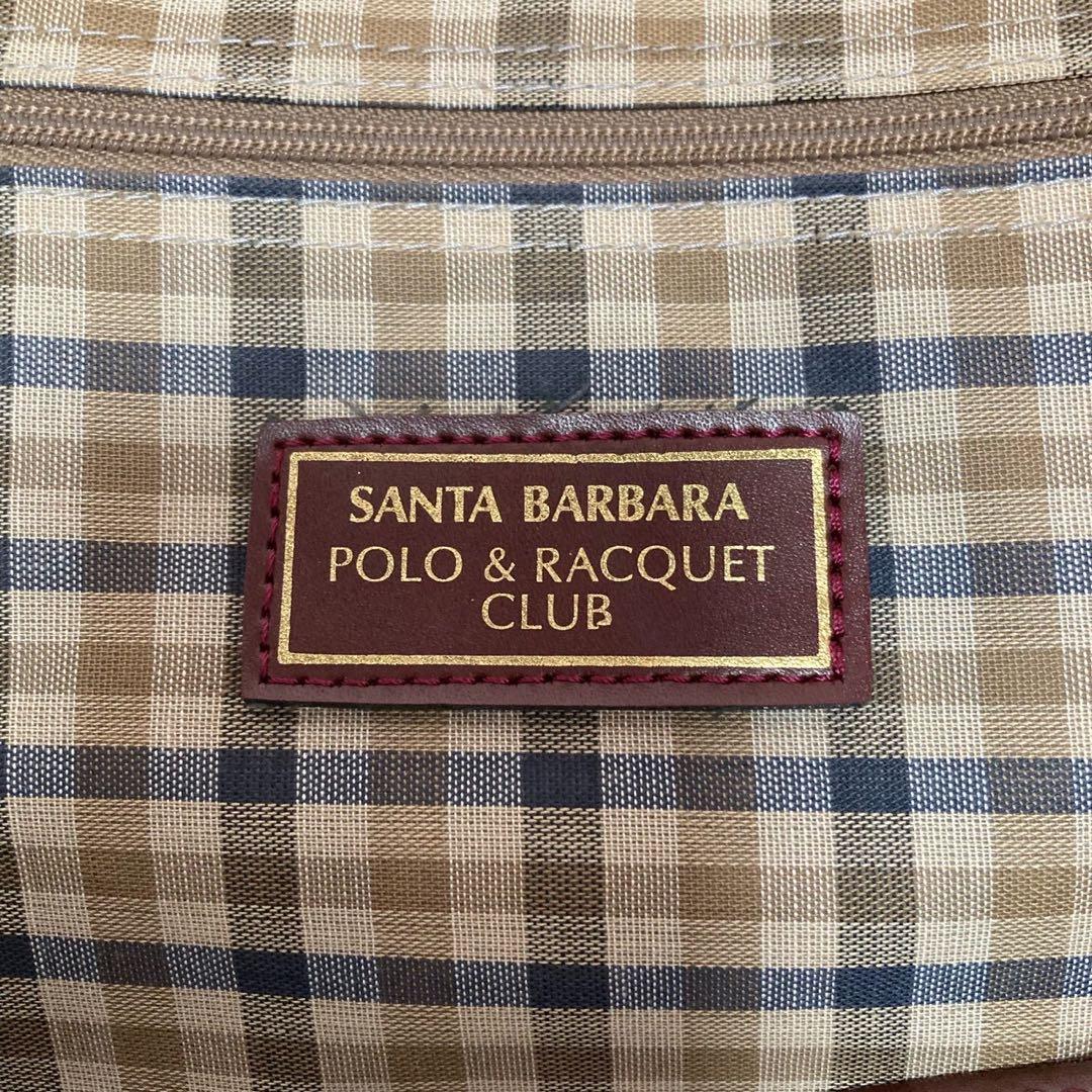 美品　SANTA BARBARA ボストンバッグ チェック柄
