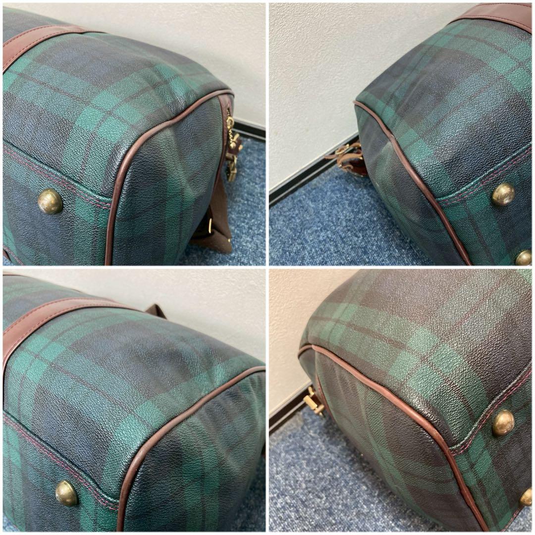 美品　SANTA BARBARA ボストンバッグ チェック柄