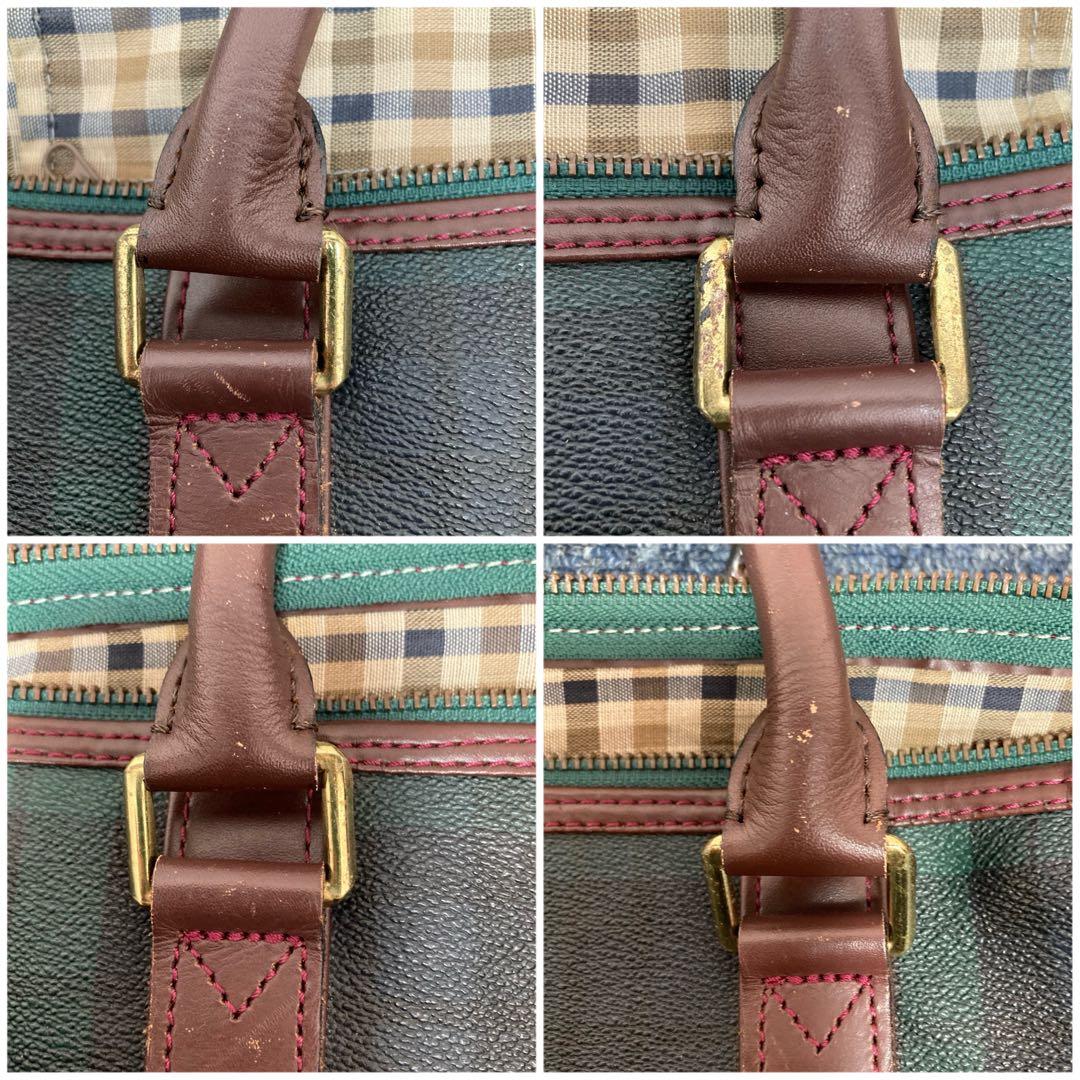 美品　SANTA BARBARA ボストンバッグ チェック柄