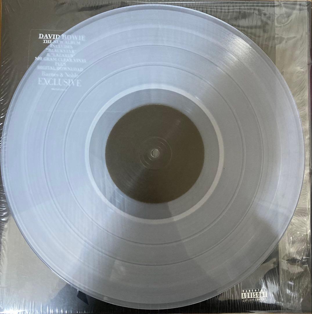 稀少USオリジナルClear☆Blackstar David Bowieレコード