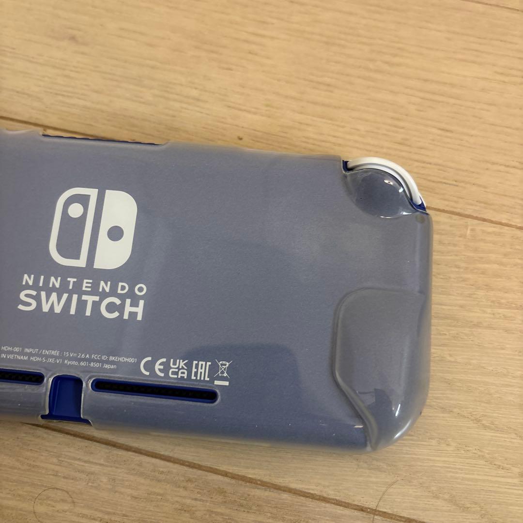 【24年7月購入】Switch Lite ブルー 極美品 ケース・フィルム付