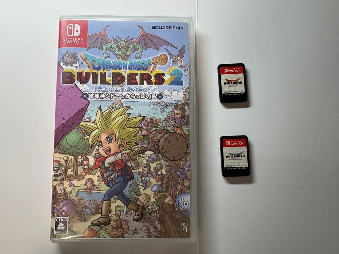 【24時間以内発送】Switch ドラクエビルダーズ 1＆2 セット 動作確認済